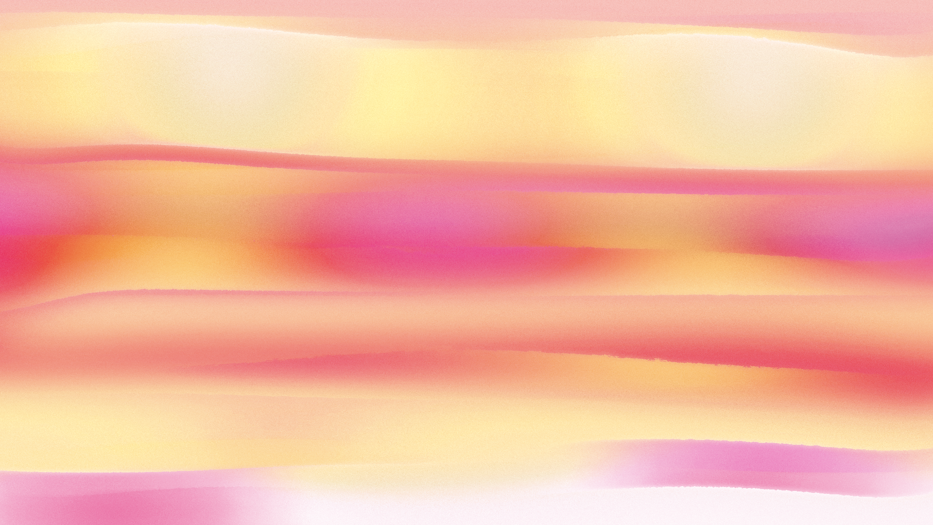 Abstract horizontal gradient featuring soft pink, yellow, and peach tones.