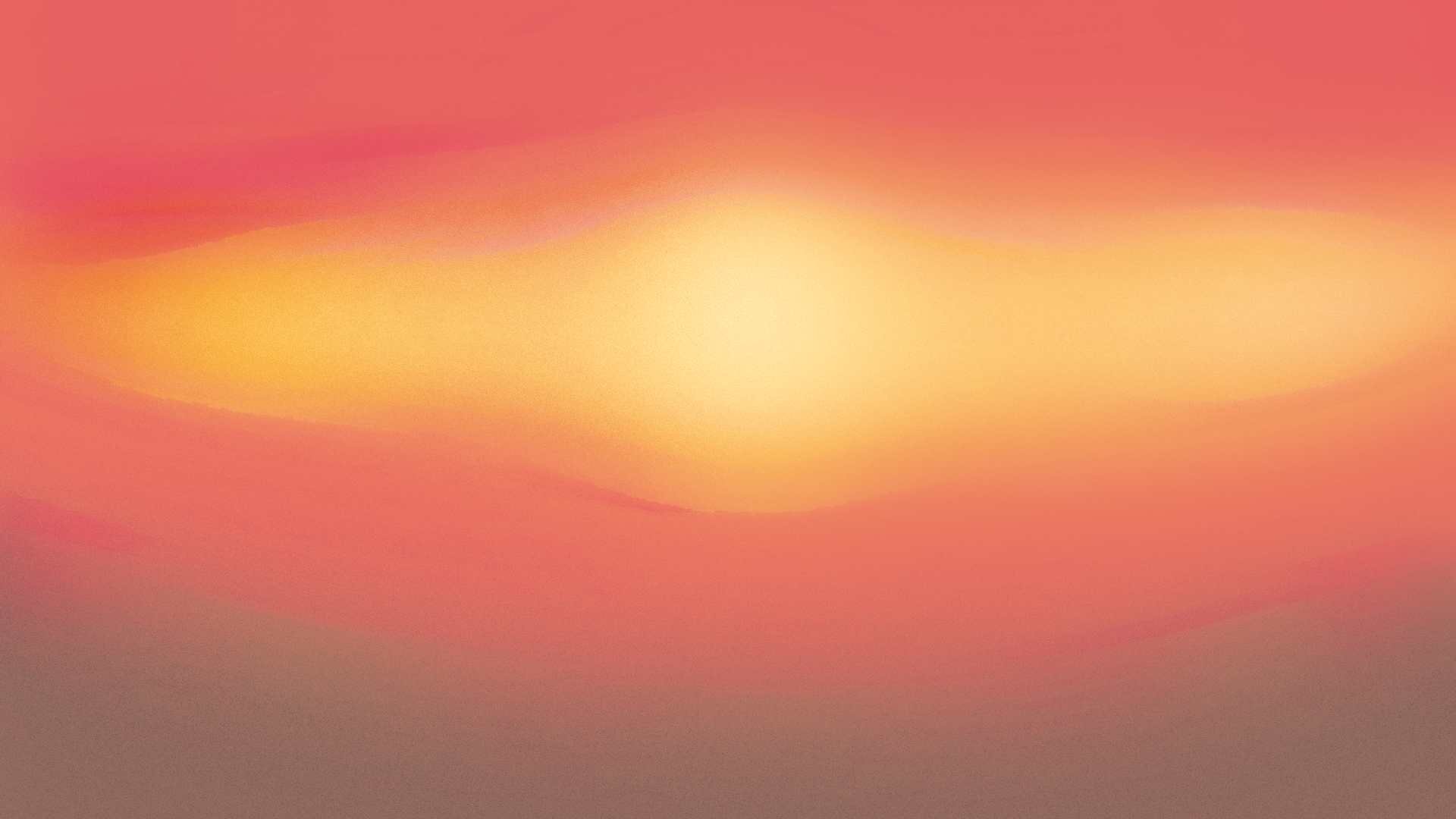 Soft abstract glowing gradient featuring warm orange, yellow, and muted reddish-brown tones.