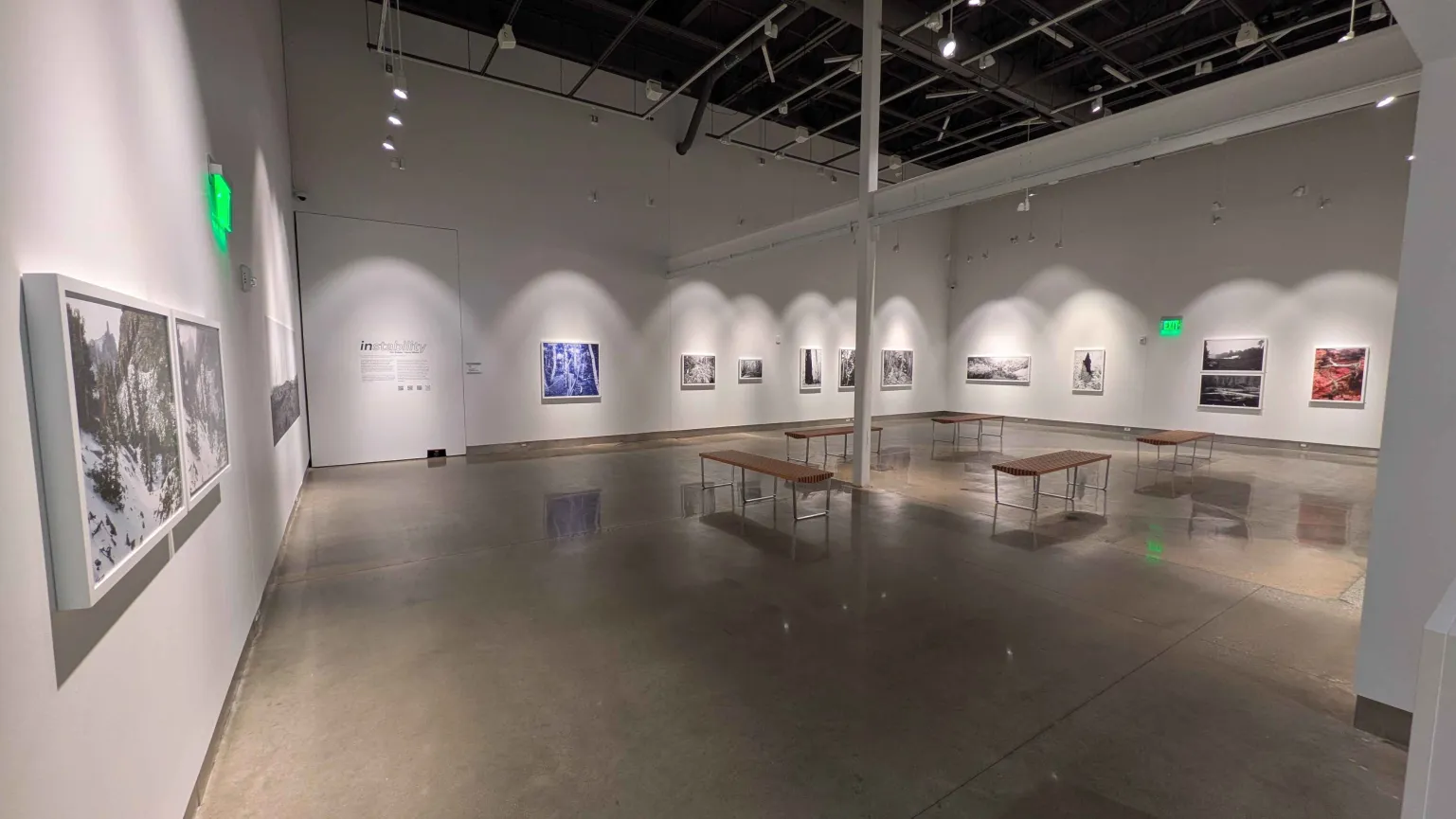 View of the gallery